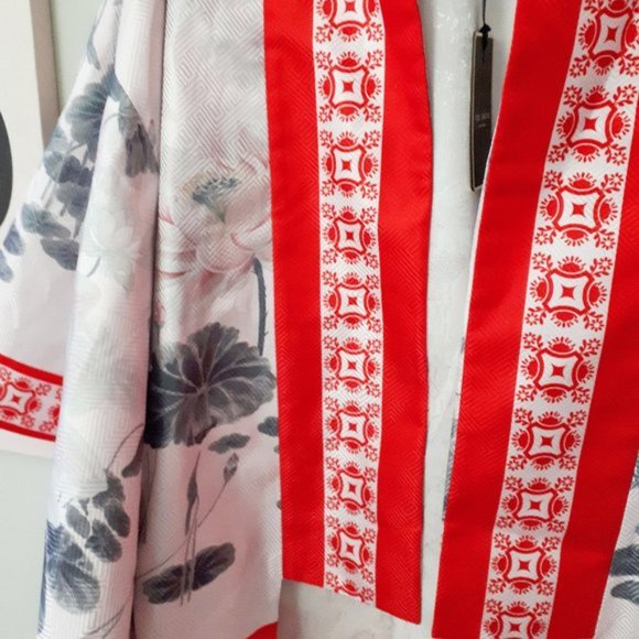 NWT Ted Baker London printed self-tie draped kimono jacket - Picture 13 of 16